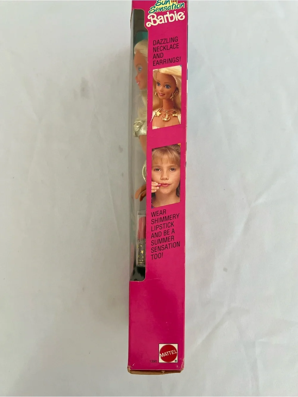 Barbie dressed metallic